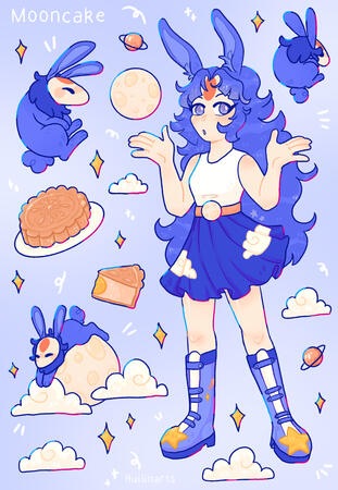 ✦Mooncake Sticker Sheet