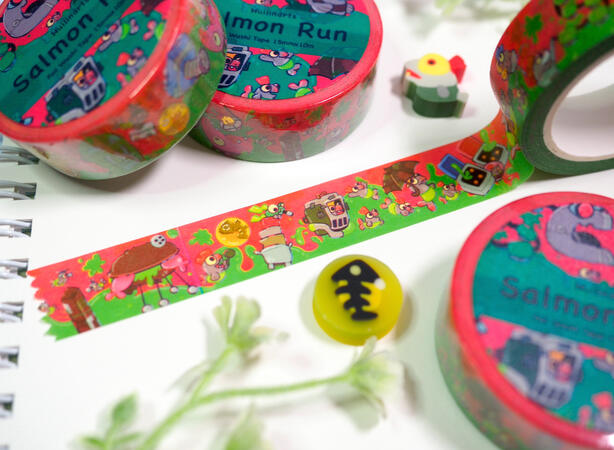 ✦Salmon Run Washi Tape